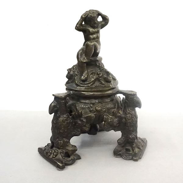 



Calamaio in bronzo, sec. XVIII