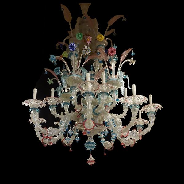 



Grande lumiera, Murano, sec. XIX  - Asta Arredi, mobili e oggetti d'arte - Poggio Bracciolini Casa d'Aste