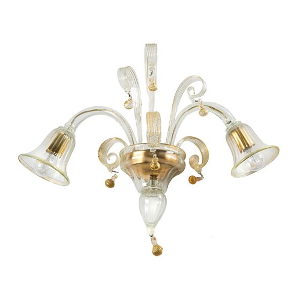 



Coppia di applique, manifattura Murano, inizi sec. XX