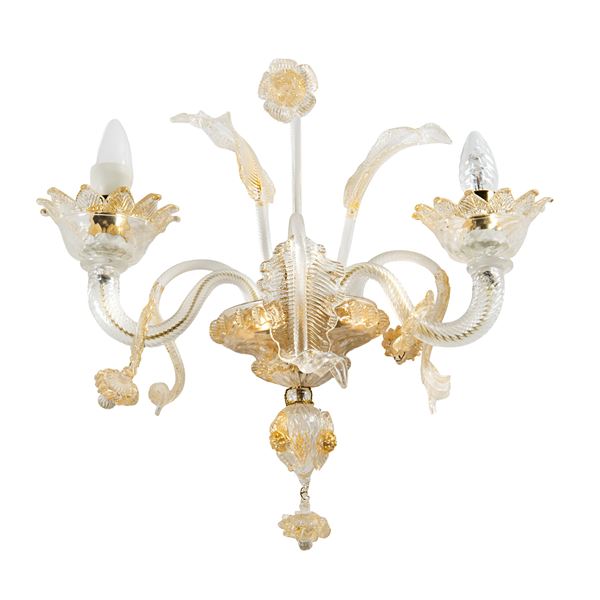 



Coppia di applique, manifattura Murano, sec. XX  - Asta Mobili, arredi e oggetti d'arte - Poggio Bracciolini Casa d'Aste