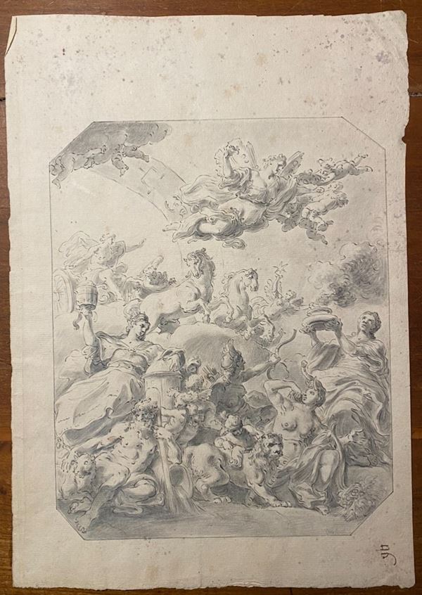 Attribuito a Jacopo Cestaro  - Asta L'arte della pittura e del disegno dal XVII al XXI secolo - Poggio Bracciolini Casa d'Aste