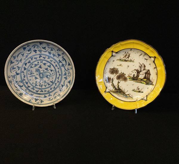 



Piatto, Savona, manifattura Levantino, sec. XIX  - Asta Arredi, mobili e oggetti d'arte - Poggio Bracciolini Casa d'Aste