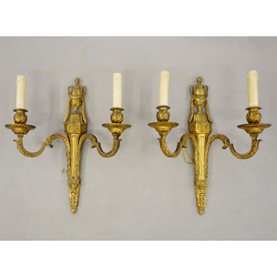 Coppia di Appliques, Sec. XIX