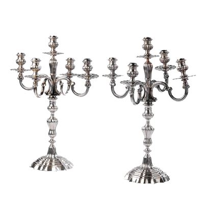 Coppia di Candelabri, sec.XX