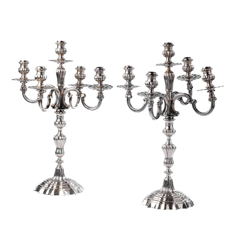 Coppia di Candelabri, sec.XX