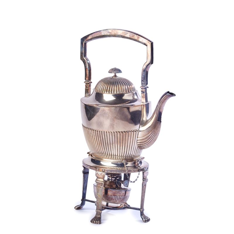 Samovar, metallo argentato, secolo XX