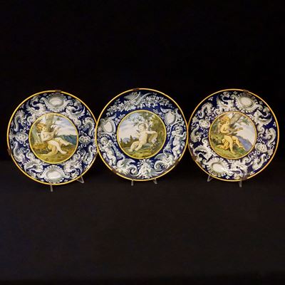 Tre Piatti, Ginori, Sec. XIX
