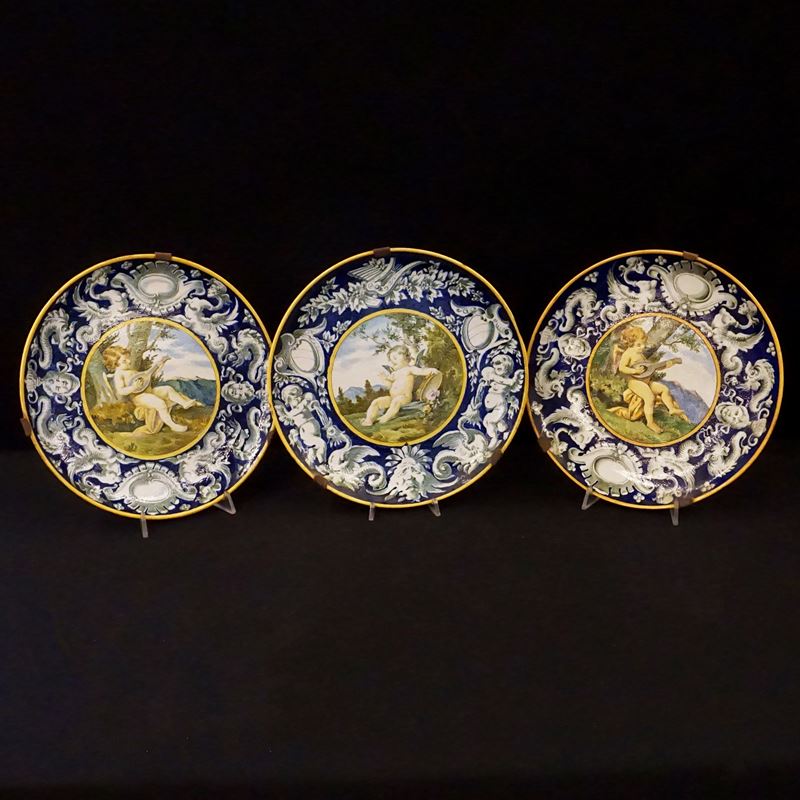 Tre Piatti, Ginori, Sec. XIX