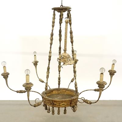 Lampadario, in Stile Settecento