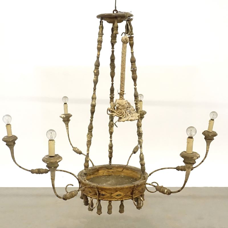Lampadario, in Stile Settecento
