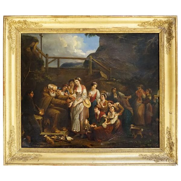 



Scuola del sec. XIX  - Asta Dipinti, stampe  e disegni antichi e  moderni - Poggio Bracciolini Casa d'Aste