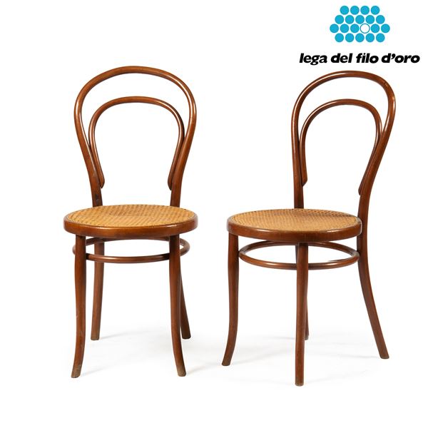 



Coppia di sedie, manifattura Thonet, inizi sec. XX