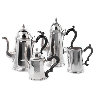 Teiera, Caffettiera e Lattiera, Sec. XX