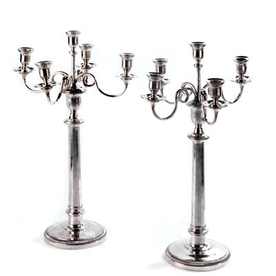 Coppia di Candelabri, sec.XX