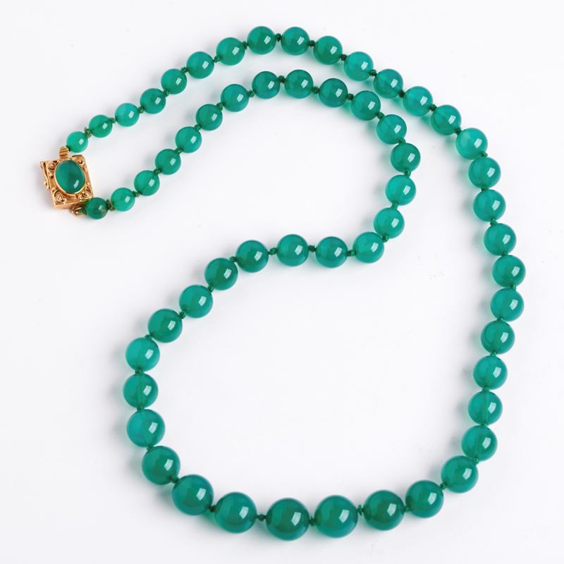 Collana di Crisoprasio