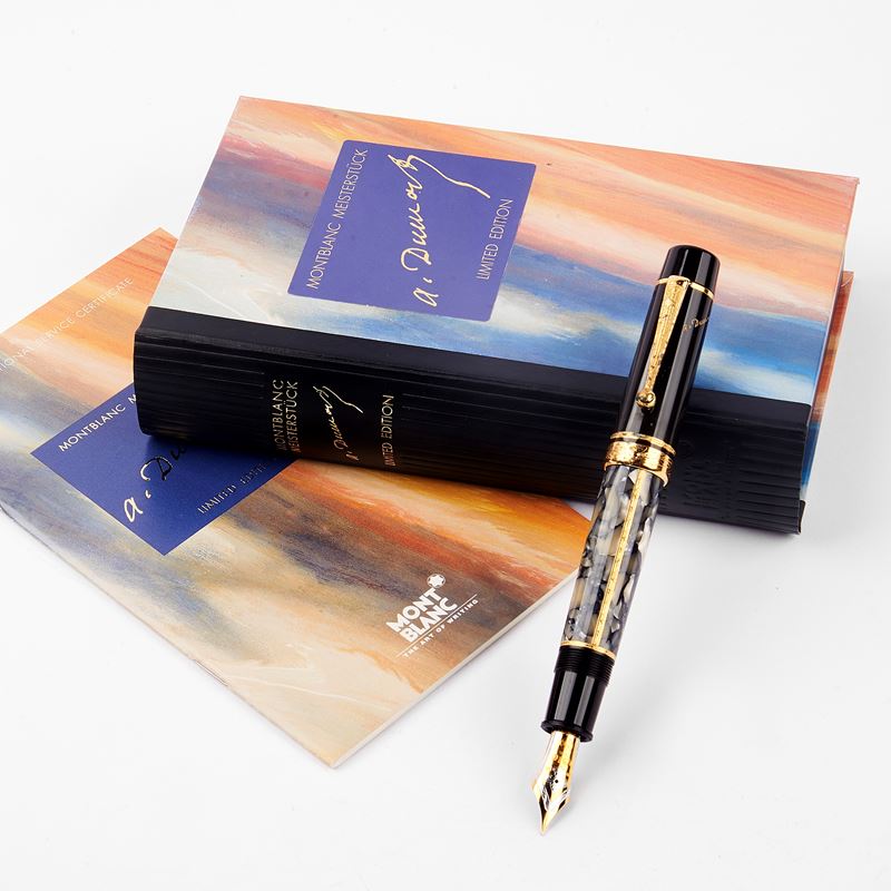 Montblanc "alexandre Dumas" Serie Scrittori Edizione Limitata Penna Stilografica N. 9662/20000 An...