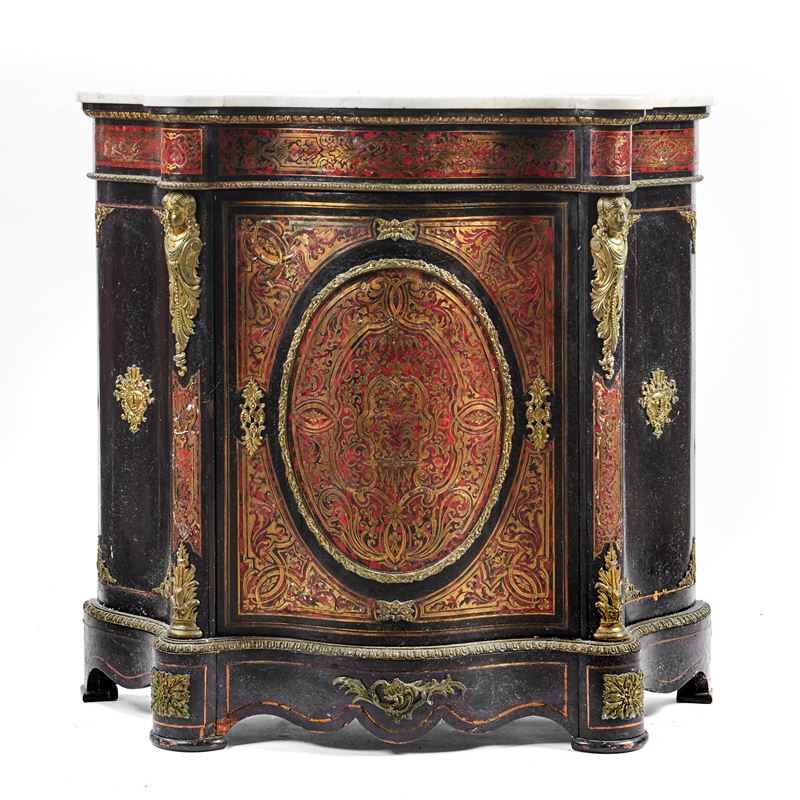 Credenza in stile Boulle, sec. XIX