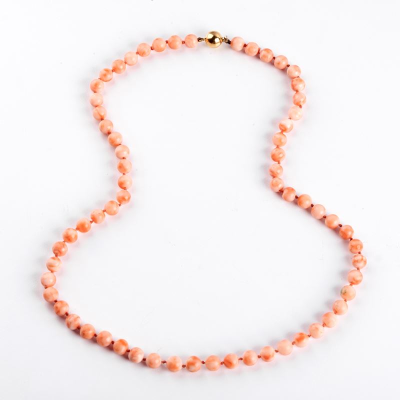 Collana in Corallo Rosa