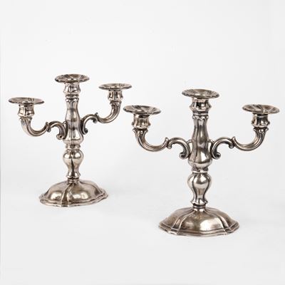 Coppia di di Candelabri, sec.XX