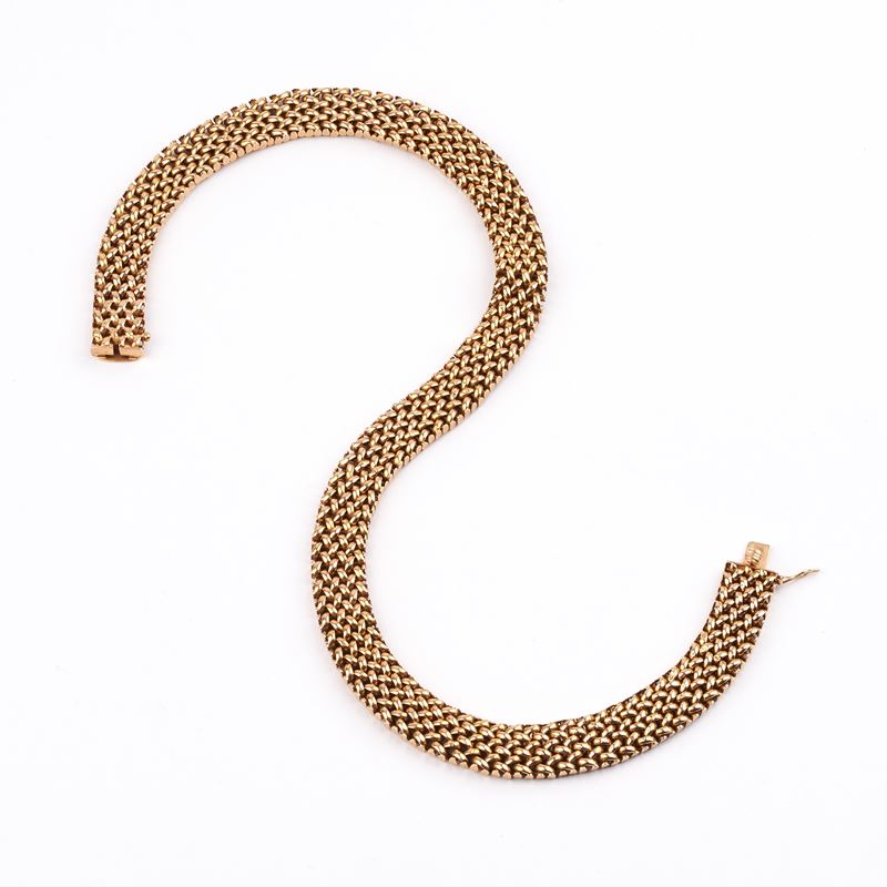 Collana Girocollo in Oro Giallo 18kt