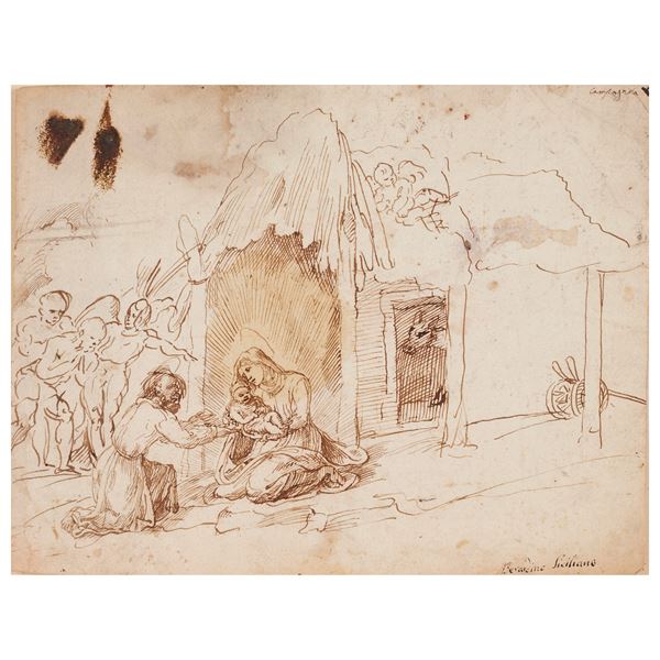 



Attribuito a Domenico Campagnola  - Asta Arredi, mobili e dipinti da proprietà toscane - Poggio Bracciolini Casa d'Aste