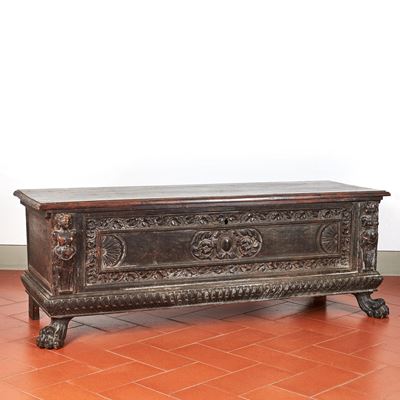 Cassapanca, Sec. XVII