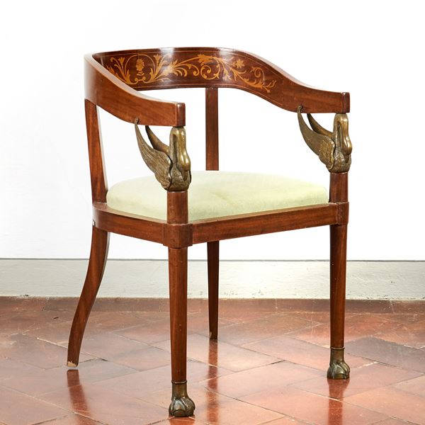 



Poltroncina, sec. XIX  - Asta Arredi, mobili e dipinti da proprietà toscane - Poggio Bracciolini Casa d'Aste