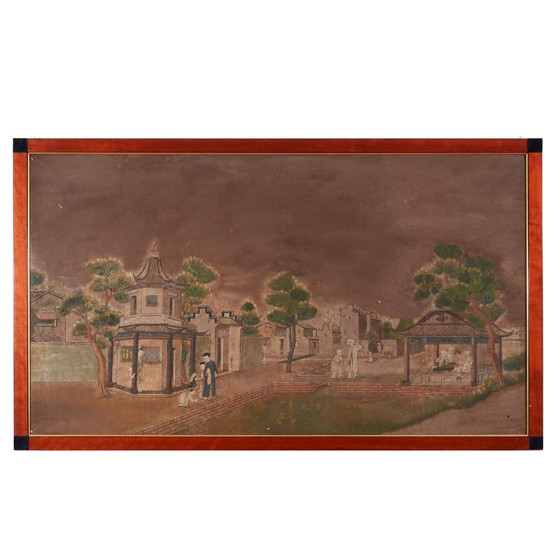 Pannello, Cina, Sec. XIX