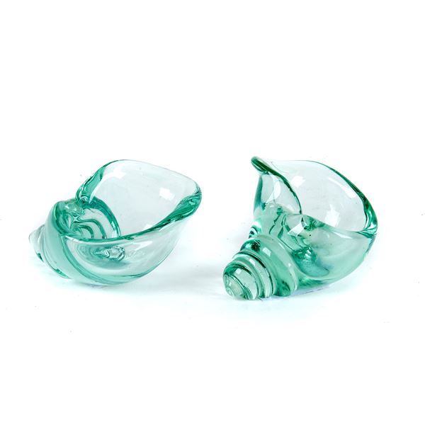 



Coppia di conchiglie, Murano, sec. XX