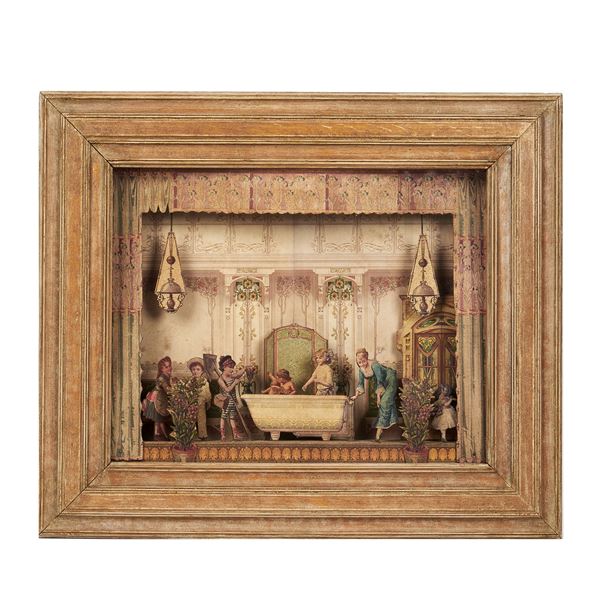 



Teatrino in miniatura, inizi sec. XX  - Asta Arredi, mobili e dipinti da proprietà toscane - Poggio Bracciolini Casa d'Aste