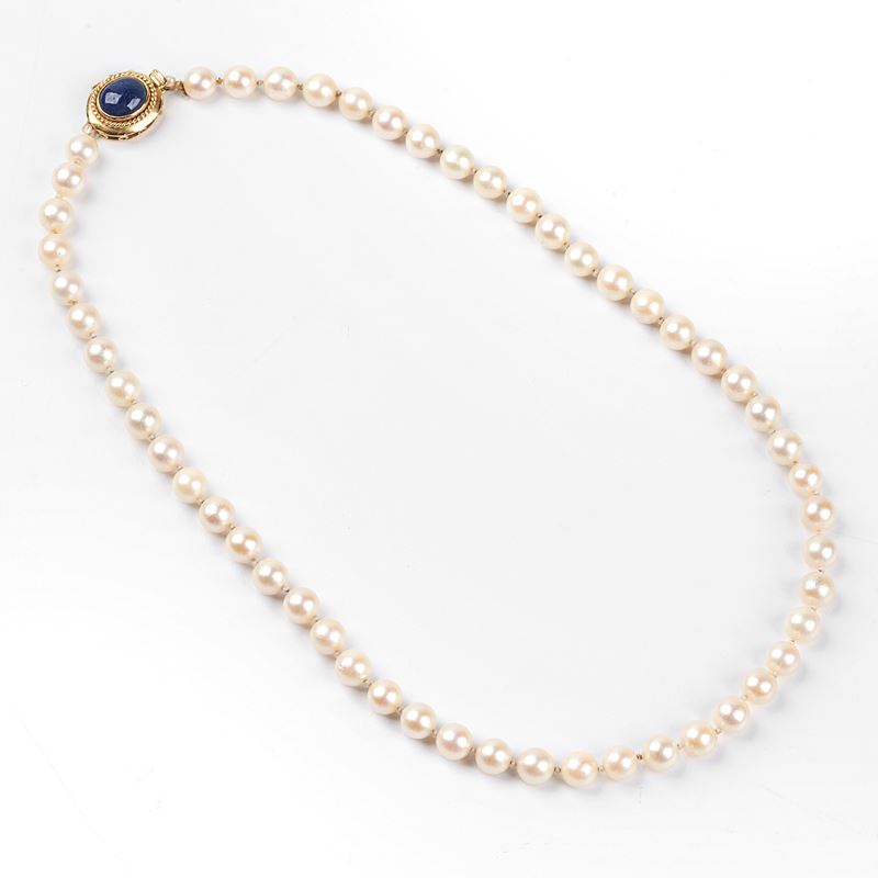 COLLANA GIROCOLLO DI PERLE