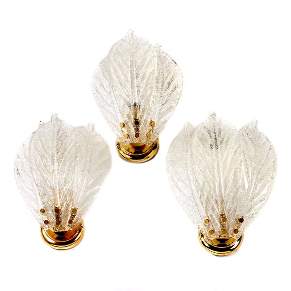 



Tre appliques, sec. XX