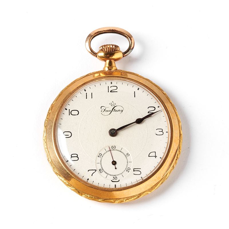Orologio da Taschino Fau Stang in Oro Giallo 18kt