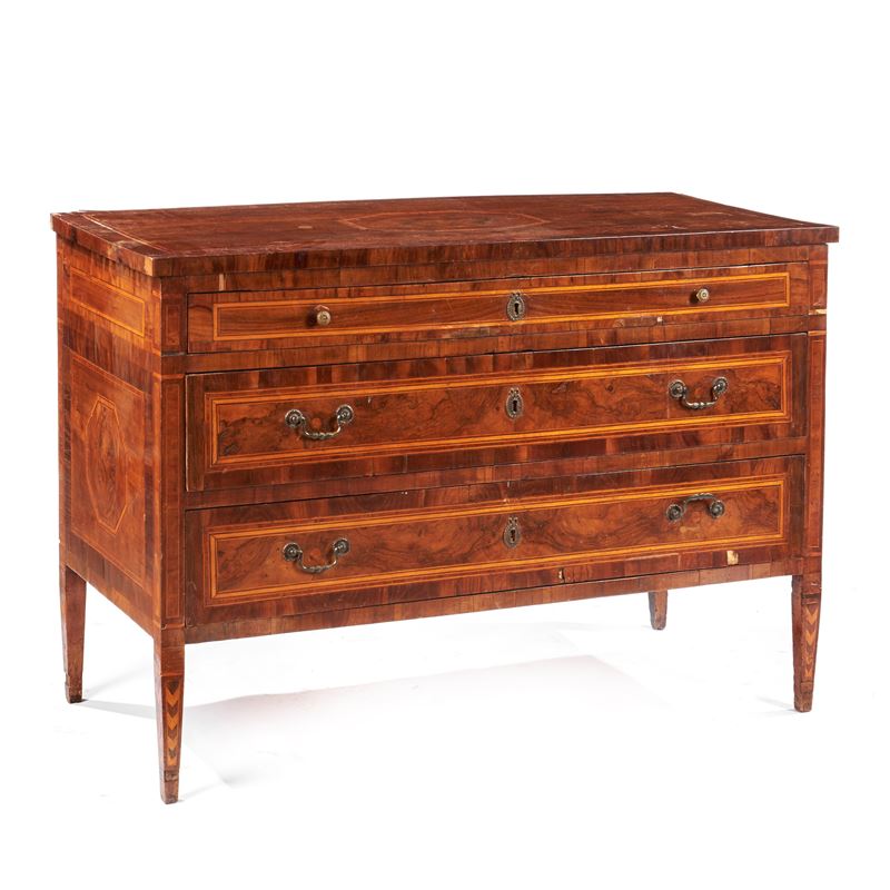 Cassettone, Toscana, fine sec. XVIII