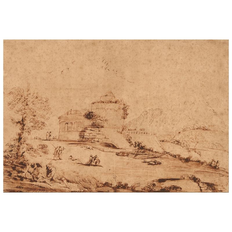 Falsario del Guercino, sec. XVIII