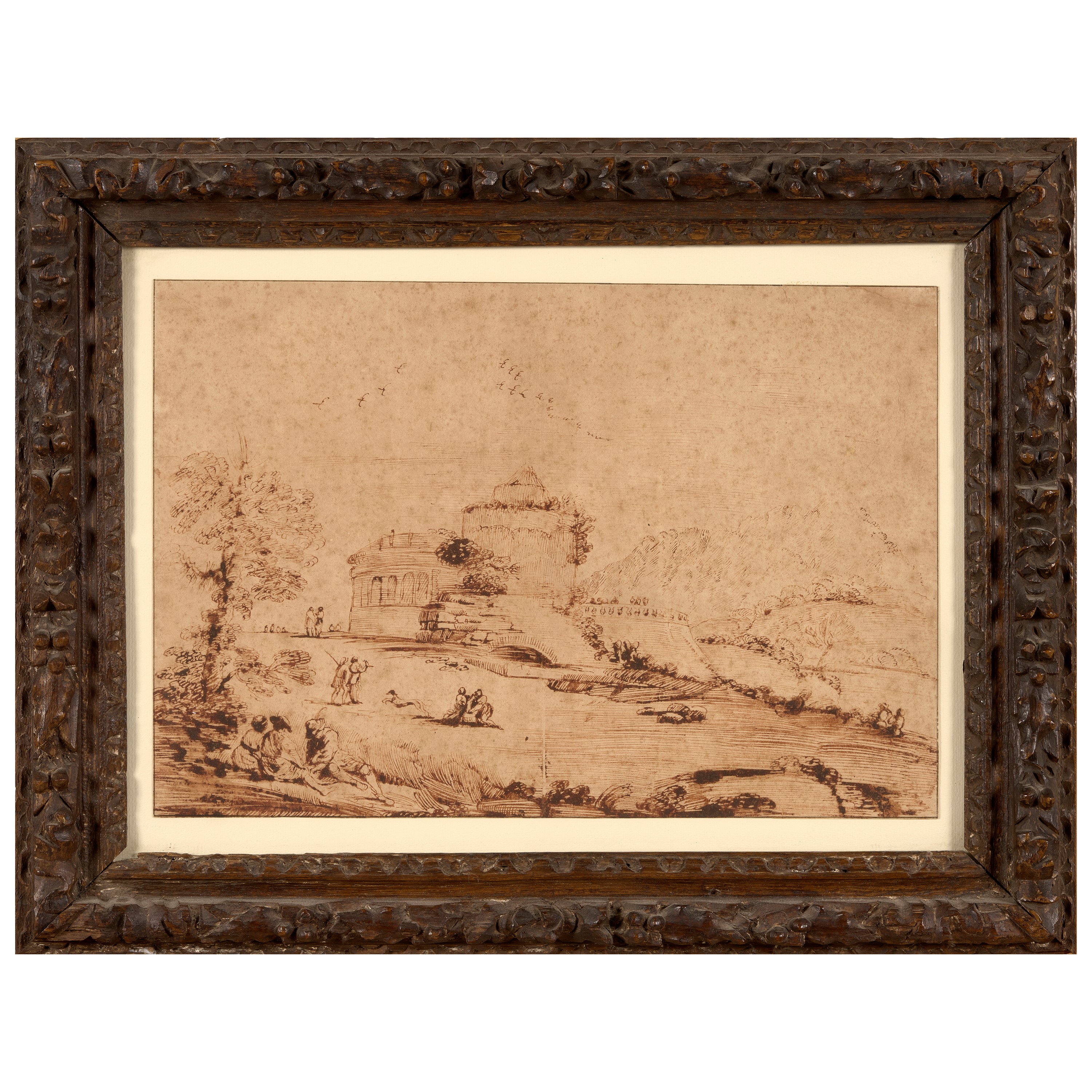 Falsario del Guercino, sec. XVIII