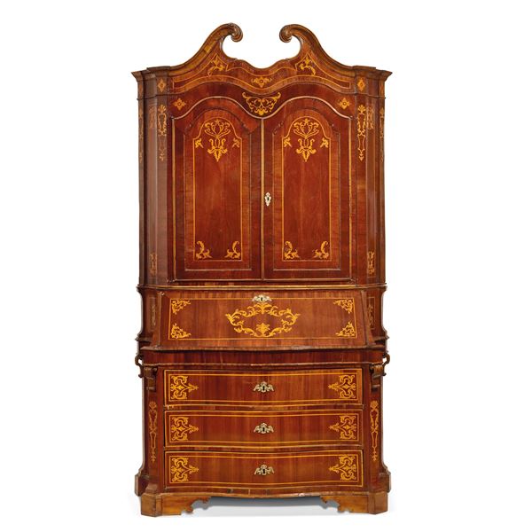 Bureau trumeau, Roma, sec. XVIII
