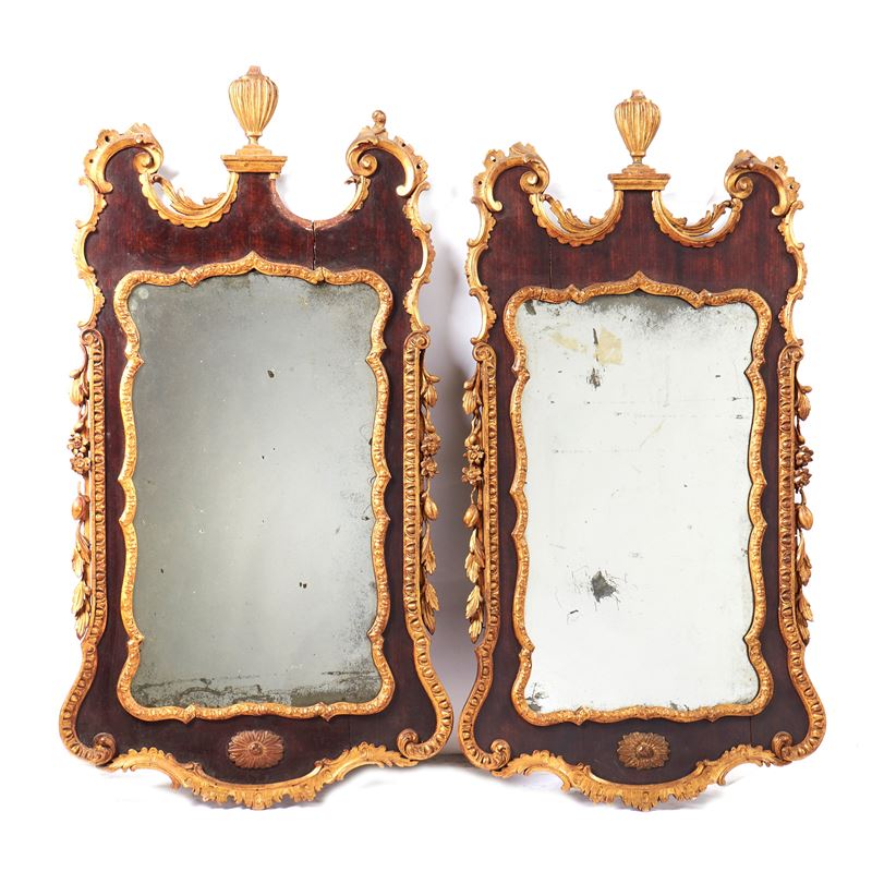 Coppia di specchiere, sec. XVIII