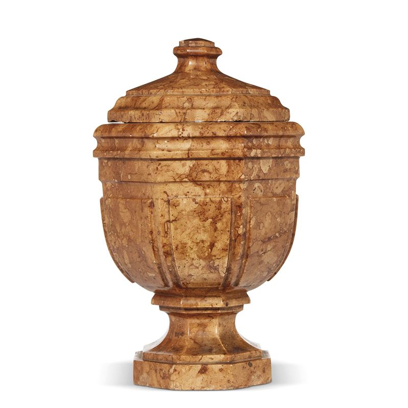 Vaso con Coperchio, Italia Settentrionale, Inizi Sec. XVIII