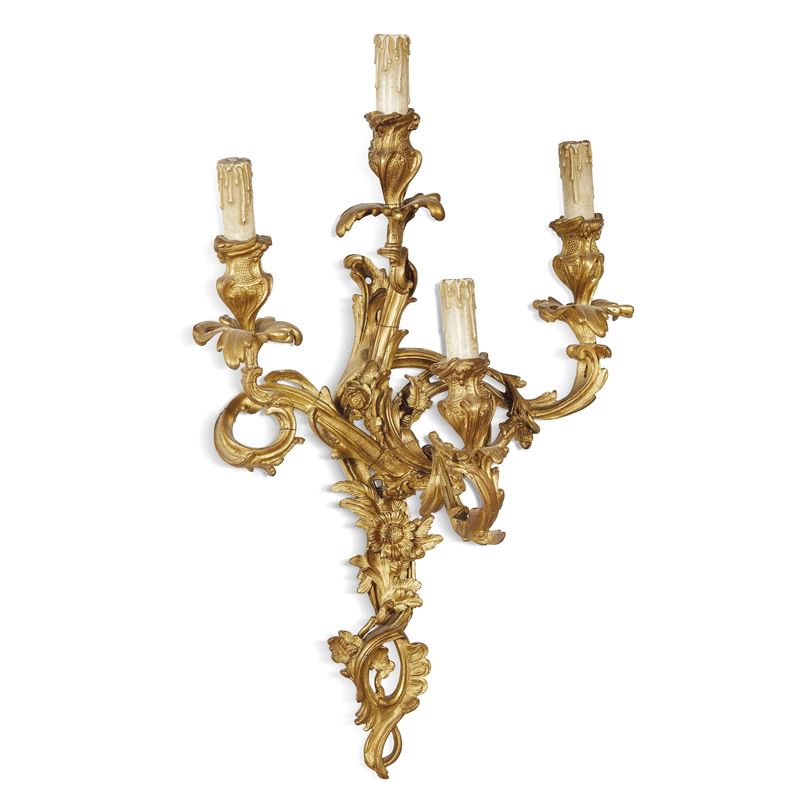 Coppia di Appliques, Francia, Sec. XIX