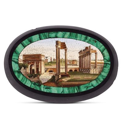 Placca, Roma, Met&agrave; Secolo XIX