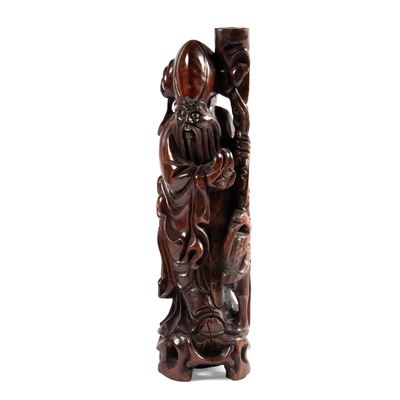 SHOULAO, Scultura in legno d’arte orientale, XX secolo