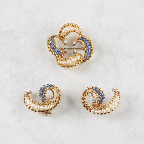 



DEMI-PARURE IN ORO GIALLO 18KT, DIAMANTI, PERLE E PIETRE  - Asta Gioielli, argenti, penne, numismatica e vintage - Poggio Bracciolini Casa d'Aste