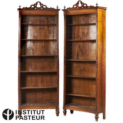 Coppia di Librerie a Giorno, Sec. XIX