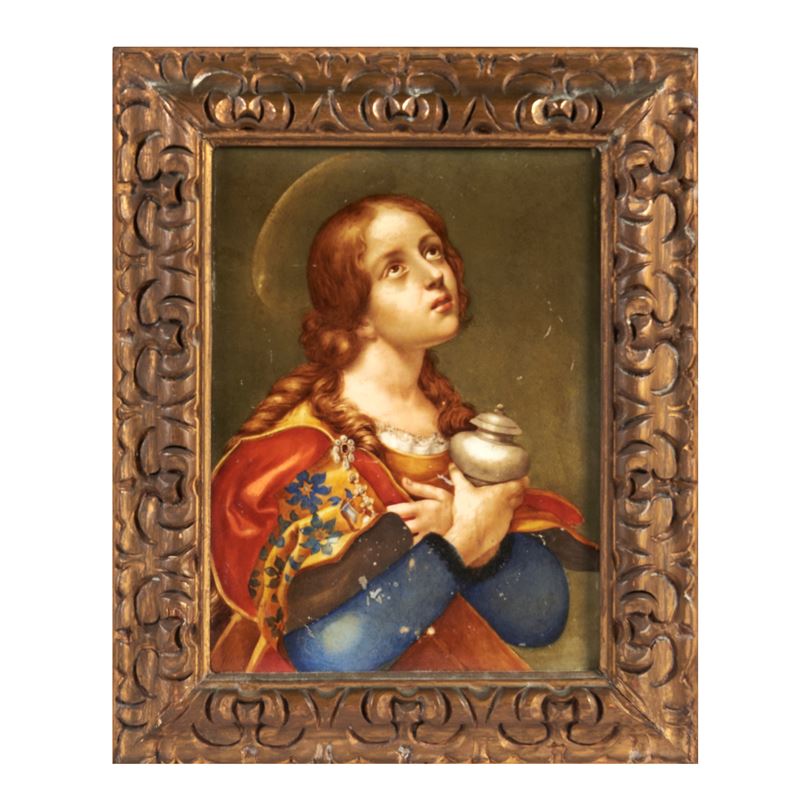 Da Carlo Dolci, manifattura Richard Ginori, inizi sec. XX