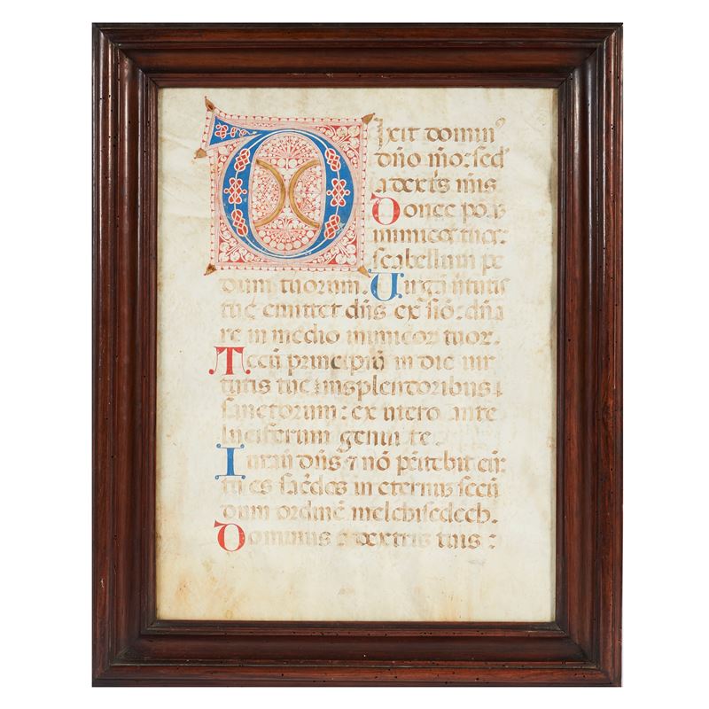 Pagina di Corale, sec. XVI