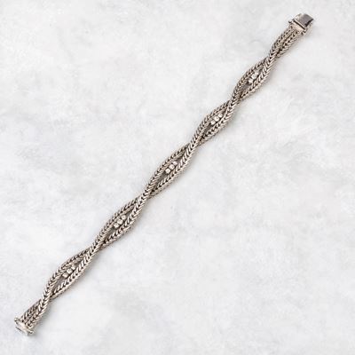 Bracciale in Oro Bianco 18kt e Diamanti