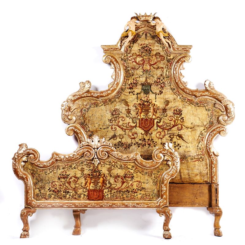 Letto singolo, sec. XIX
