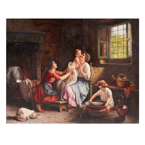 



Scuola italiana, inizi sec. XX  - Asta Dipinti, stampe e disegni - Poggio Bracciolini Casa d'Aste