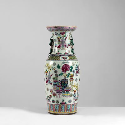 Vaso cinese in porcellana, XIX secolo